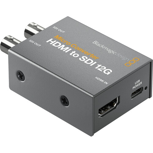 Microconvertidor Blackmagic Design HDMI a SDI 12G